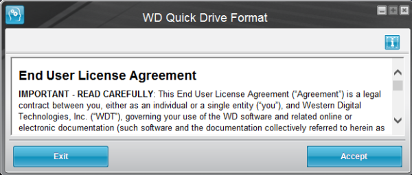 Formatting wd passport for mac